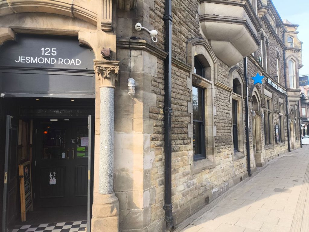 Exterior of The Punch Bowl Hotel in Jesmond, Newcastle