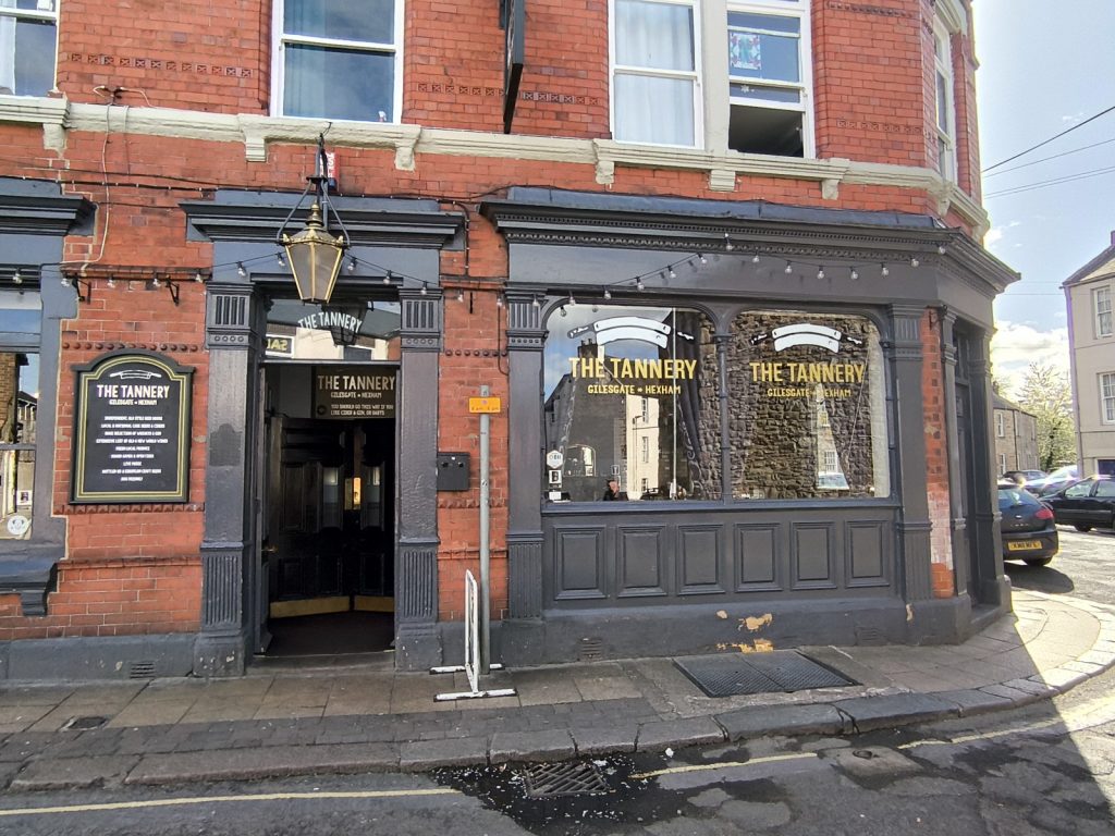External view of The Tannery Pub on Gilesgate in Hexham